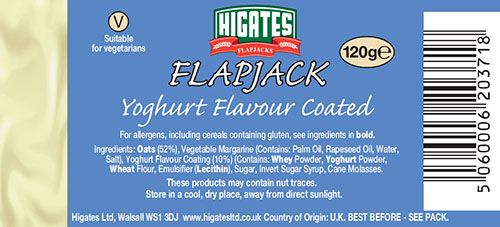 Yoghurt Flavoured flapjacks