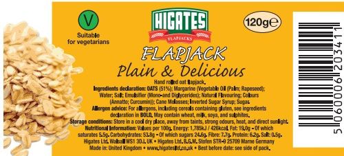 Plain and Delicious flapjacks